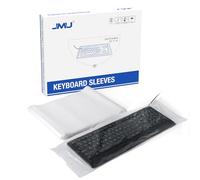 JMU 250 Pcs Disposable Keyboard Sleeves, 22"x13.78" Waterproof Universal Plastic Keyboard Protector for Medical, Dental, Office & Lab Keyboards