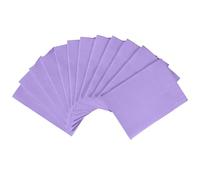 JMU 2500 Dental Bibs, 2 Layers 1-Ply Cloth Disposable Purple Dental Bibs Bulk, 13 x 18 Inches, Medical Tray Covers (20 Bags of 125)