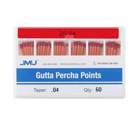 JMU Dental Gutta Percha Points .04 Taper, #25, Spill-Proof Box, 60pcs