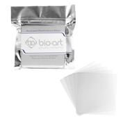 JMU Dental Vacuum Forming Sheets Hard Crystal 1.0mm, 5 Sheets Dental Lab Splint Thermoforming Materials Square 5'' x 5''