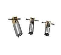 JMVLVLOA 1pc Worm Gear electronic starter Slow Speed All Metal Gearbox T-shaped Dual Shaft electronic starter 050_(C) 13-53RPM_3V-12V