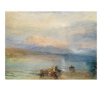 Jmw Turner The Red Rigi Large Wall Art Print Canvas Premium Poster Mural