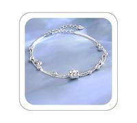 Jmwedia Initial Heart Charm Bracelets for Women Eternal Letters Heart Bracelet Lettering Bracelet Handpiece Bracelet Gift For Sisters Festival Bangle Bracelet Gifts