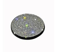 Jmwedia liquidation+pallet 1pc Bling Car Cup Holder Coasters amazon+overstock clearance+items 2.75 inch Anti-Slip Soft Rubber Crystal Rhinestone Auto Cup Insert Pad today's+lightning+deals