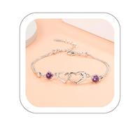 Jmwedia return+pallets+for+sale 1pc Elegant 925 Sterling Silver Bracelet For Women clearance+jewelry+christmas+deals+of+the+day+clearance Simple Dainty Adjustable Bangle Bracelets my+order