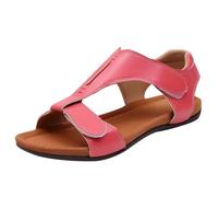 Jmwedia Women's Flat Sandals Women's Sandals & Slides Open Toe Orthopedic Arch Support Slingback Casual Summer Shoes Comfortable T-Strap Walking Beach Sandal For Ladies Women