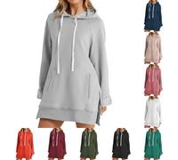 Jmwedia Womens Hoodies for Women Uk Women's Long Sleeve Sweatshirts Soft Comfortable Casual Hooded Jackets with Pockets Oversized Zip Up Suicide Prevention Hoodie Uk Grey