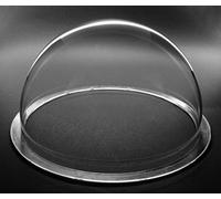 JMX Acrylic/PC CCTV Camera Dome Cover Security Camera Housing Skylight Window Pet Dog Fence Window (6 Inches H: 3.465", Transparent)