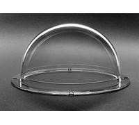 JMX Acrylic/PC CCTV Replacement Clear Camera Dome Cover Security Camera Housing Pet Dog Fence Window Skylight (4 Inch H:5.7cm, Transparent)