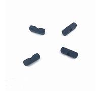 JMXLDS 4 PCS Replacement Bottom Housing Case Shell Rubber Feet Rubber Cover Set for Xbox 360 Slim Console Black