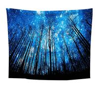 JMYDecor Sunset Wall Tapestry, Forest Tree Tapestry Mountain Wall Hanging Psychedelic Nature Landscape Tapestry Home Decoration for Bedroom Living Room
