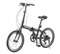 JMYXF 20 Inch Folding Bike for Adult, 7-Speed Folding Bicycle for Women Men Teens Lightweight Foldable Bike Easy Folding City Bicycle