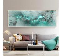 JNAOZI Abstract Colourful Pictures Ink Painting Poster Wall Painting,Islamic Poster Canvas Pictures, Islam Picture, for Living Room Decoration, No Frame (Poster-03,1Pcs-40x120cm)