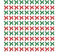 JNAWA 100 Pieces Chirstmas Satin Ribbon Bows Red Green Mini Bows Xmas Tree Bowknot Ornaments DIY Craft Wedding Decoration