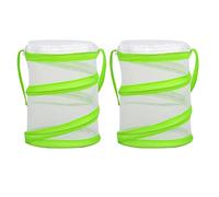 JNAWA 2PCS Collapsible Bug Catcher Net Insect and Butterfly Habitat Cage Beetle Catcher Net For Kids Insects Catching