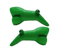 JNAWA 2Pcs Green Witch Nose,Latex Fake Nose Wicked Witch Costume,Horror Long Nose for Halloween Cosplay Props Party Supplies, Makeup Masquerade Accessories