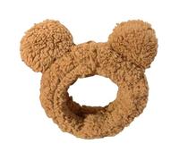 JNAWA Bear Face Wash Headband Brown Soft Makeup Headbands Elastic Women Girls Cute Bear Ear Skincare Accessories for Halloween Party Favor