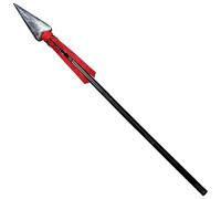 JNAWA Spartan Spear with Red Tassel,Detachable Medieval Roman Weapon,Interactive Game Plaything,Knight/Gladiator Costume Accessory