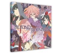 JNBDR Anime Beyond The Boundary 2 Canvas Poster Bedroom Decor Sports Landscape Office Room Decor Gift Frame: 16x16inch(40x40cm)