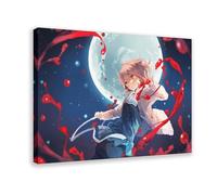 JNBDR Anime Beyond The Boundary Kuriyama Mirai 1 Canvas Poster Bedroom Decor Sports Landscape Office Room Decor Gift Frame: 20x30inch(50x75cm)