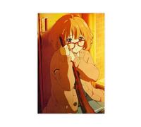 JNBDR Anime Beyond The Boundary Kuriyama Mirai 2 Canvas Poster Wall Art Decor Print Picture Paintings for Living Room Bedroom Decoration Unframe: 16x24inch(40x60cm)