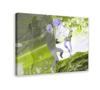 JNBDR Anime Beyond The Boundary Kuriyama Mirai And Kanbara Akihito 2 Canvas Poster Bedroom Decor Sports Landscape Office Room Decor Gift Frame: 16x24inch(40x60cm)