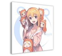 JNBDR Anime Himouto! Umaru-chan Doma Umaru 2 Canvas Poster Wall Art Decor Print Picture Paintings for Living Room Bedroom Decoration Frame: 16x16inch(40x40cm)