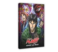 JNBDR Anime Kaiji Ultimate Survivor 4 Canvas Poster Wall Art Decor Print Picture Paintings for Living Room Bedroom Decoration Frame: 20x30inch(50x75cm)