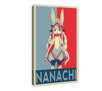 JNBDR Anime Made in Abyss Nanachi 1 Canvas Poster Wall Art Decor Print Picture Paintings for Living Room Bedroom Decoration Frame: 20x30inch(50x75cm)