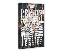 JNBDR Anime Prison School 2 Canvas Poster Bedroom Decor Sports Landscape Office Room Decor Gift Frame: 24x36inch(60x90cm)