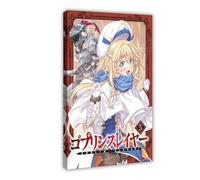 JNBDR Japanese Anime Goblin Slayer Priestess 5 Canvas Poster Wall Art Decor Print Picture Paintings for Living Room Bedroom Decoration Frame: 12x18inch(30x45cm)