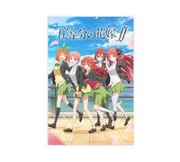 JNBDR Japanese Anime The Quintessential Quintuplets 2 Canvas Poster Wall Art Decor Print Picture Paintings for Living Room Bedroom Decoration Unframe: 20x30inch(50x75cm)