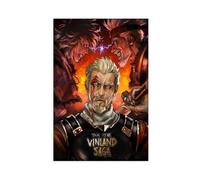 JNBDR Japanese Anime Vinland Saga 1 Canvas Poster Bedroom Decor Sports Landscape Office Room Decor Gift Unframe: 20x30inch(50x75cm)