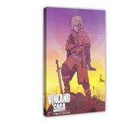 JNBDR Japanese Anime Vinland Saga Thorfinn Karlsefni 13 Canvas Poster Bedroom Decor Sports Landscape Office Room Decor Gift Frame: 20x30inch(50x75cm)