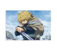 JNBDR Japanese Anime Vinland Saga Thorfinn Karlsefni 2 Canvas Poster Wall Art Decor Print Picture Paintings for Living Room Bedroom Decoration Unframe: 20x30inch(50x75cm)