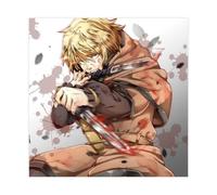 JNBDR Japanese Anime Vinland Saga Thorfinn Karlsefni 23 Canvas Poster Wall Art Decor Print Picture Paintings for Living Room Bedroom Decoration Unframe: 20x20inch(50x50cm)