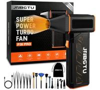 JNBGTU Compressed Air Duster - 130000PRM Jet Fan Blower, 3-Gear Adjustable Mini Cordless Turbo Fan with Fast Charging and Accessories, Air Dust Blower for Computer, Keyboard, House, Outdoor and Car