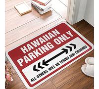 JNBT Celestial Welcome Mat Waterproof Patio Durable Construction & Bath Cute Luxurious Touch | Fall Door Mats For Outside Entry Hawaiian Parking Only(50X80CM)