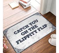 JNBT Outside Door Mats For Front Door Catch You On The Flippity Flip Mat Funny Bar Decor Funny Doormats For Outdoor Entranc(65X90CM)