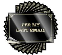 JNBT Per My Last Email Label, With Punk Rock Custom Car Window Occupational