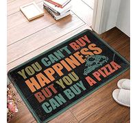 JNBT Spring Doormat Outdoor Entrance You Can'T Buy Happiness But Can A Pizza Rug Men Decor Fall Floor Mat Outdoor(50X80CM)