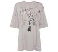 JNBY bear printed short sleeved t-shirt - Grey XS-M