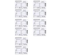 Jnchdghwa 10pcs ECG 7 Step Ruler,ECG 7 Step Ruler for ECG/EKG Interpretation,ECG Reference Guide Ruler,EKG Calipers Measuring Tool
