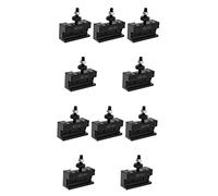 Jnchdghwa 10Pcs Quick Change Turning and Facing Lathe Tool Holder Bracket 250-001CNC Tool Post