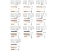 Jnchdghwa 10X 17Keys Kalimba DIY Kit Thum Piano Replacement Parts with Keys Bridge Tuning Hammer Kit Kalimba Accessories