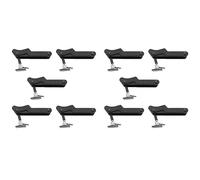 Jnchdghwa 10X Flexible Door Draw Lock 3.8 Inch Replacement Soft Rubber Black Over-Center C7-10