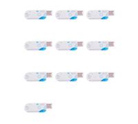 Jnchdghwa 10X USB Temperature Data Logger 14400 Points USB Report 60 Days IP65 Disposable Recorder