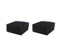 Jnchdghwa 12 Pcs Acoustic Panels Foam Board Studio Sound-Absorbing Firewall Wedge Tiles Helps Reduce and Unnecessary Noise