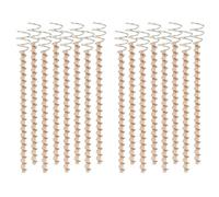 Jnchdghwa 16-Pack Electroculture Copper Gardening Antenna - Pure Copper Wire, Stakes for Growing Plants (17 Inch)