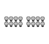 Jnchdghwa 16Pcs Plastic Gutter Guards, Downpipe Leaf Guard, Downspout Filter, Drain Pipe Debris Dirt Protector, Drain Cover